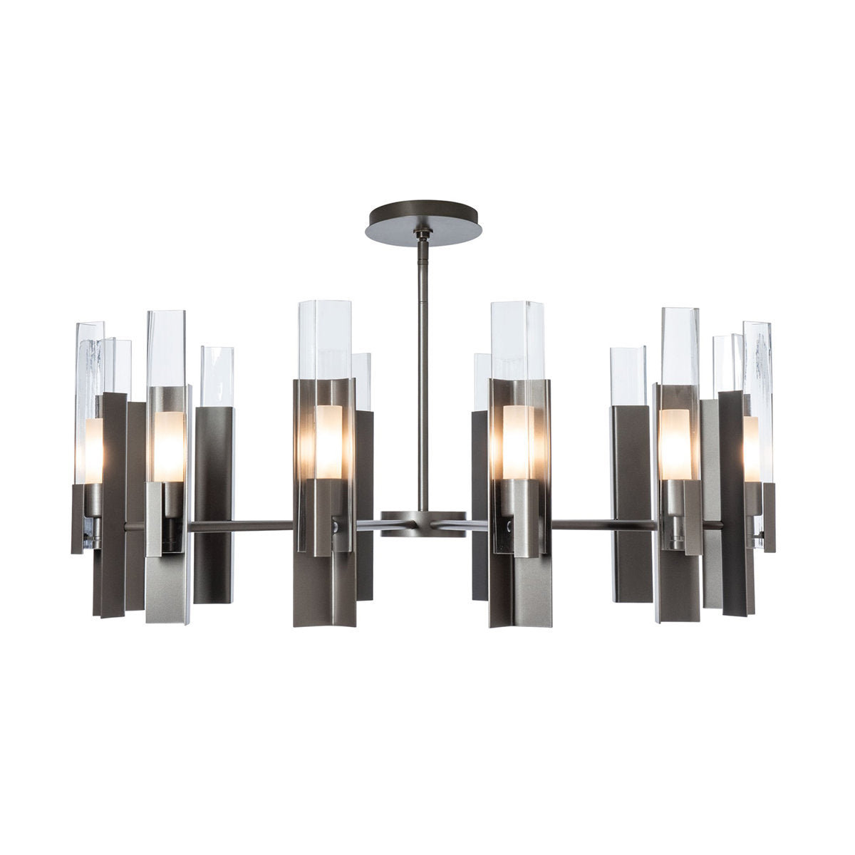 Summit Pendant - 12-Light - Oil Rubbed Bronze - Frosted Glass