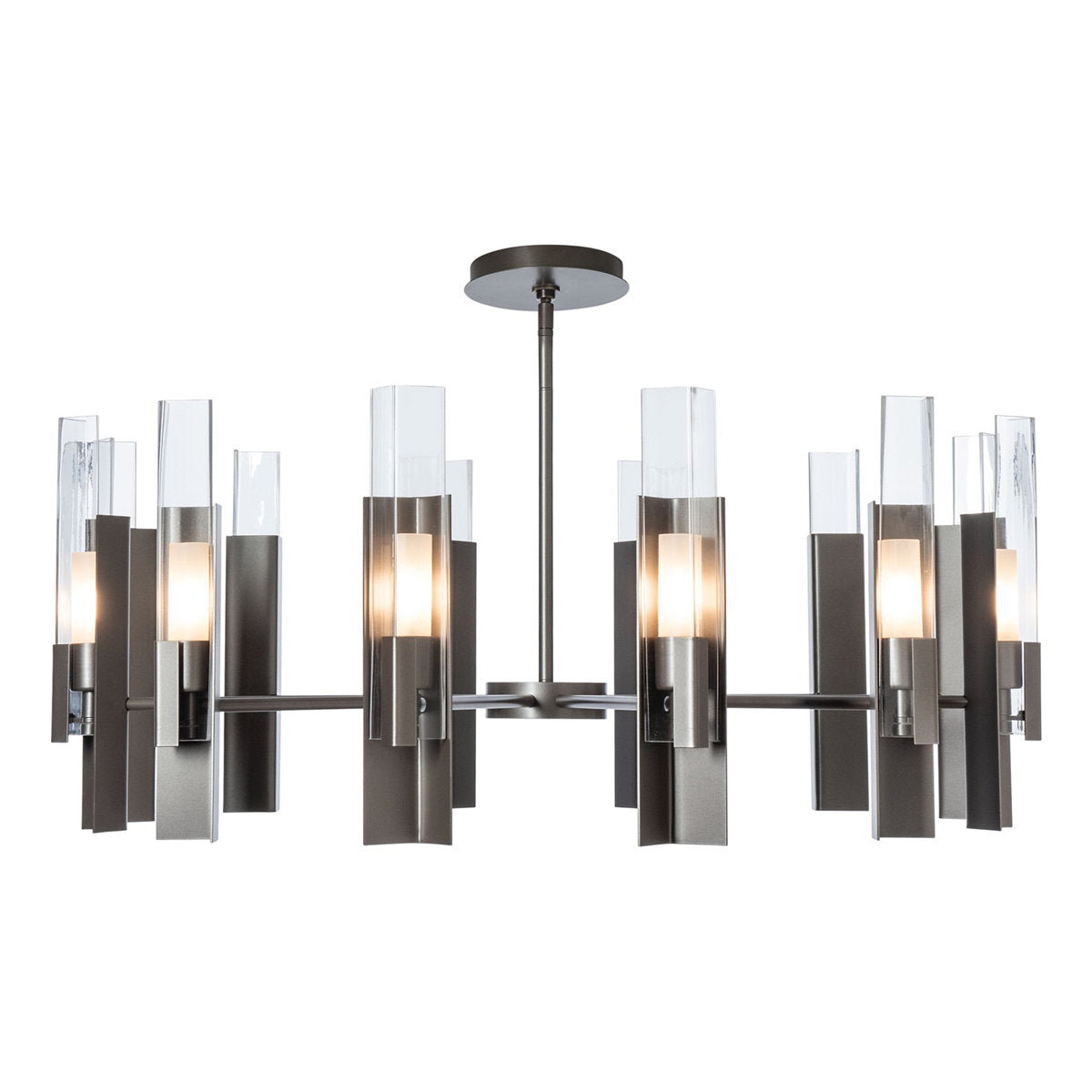 Summit Pendant - 12-Light - Oil Rubbed Bronze - Frosted Glass
