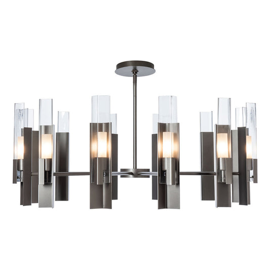Summit Pendant - 12-Light - Oil Rubbed Bronze - Frosted Glass