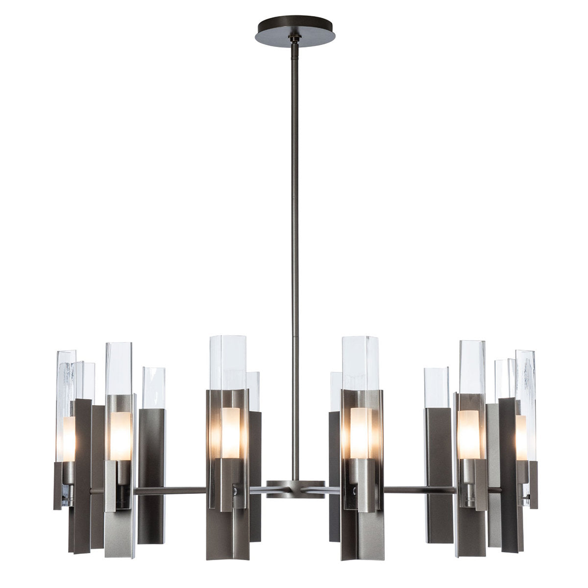 Summit Pendant - 12-Light - Oil Rubbed Bronze - Frosted Glass