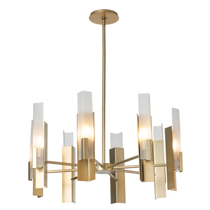 Summit Pendant - 8-Light - Natural Iron - Clear Glass
