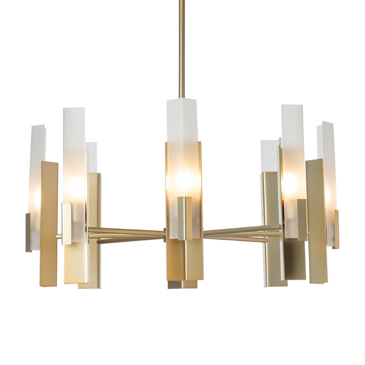 Summit Pendant - 8-Light - Natural Iron - Clear Glass