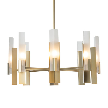 Summit Pendant - 8-Light - Natural Iron - Clear Glass