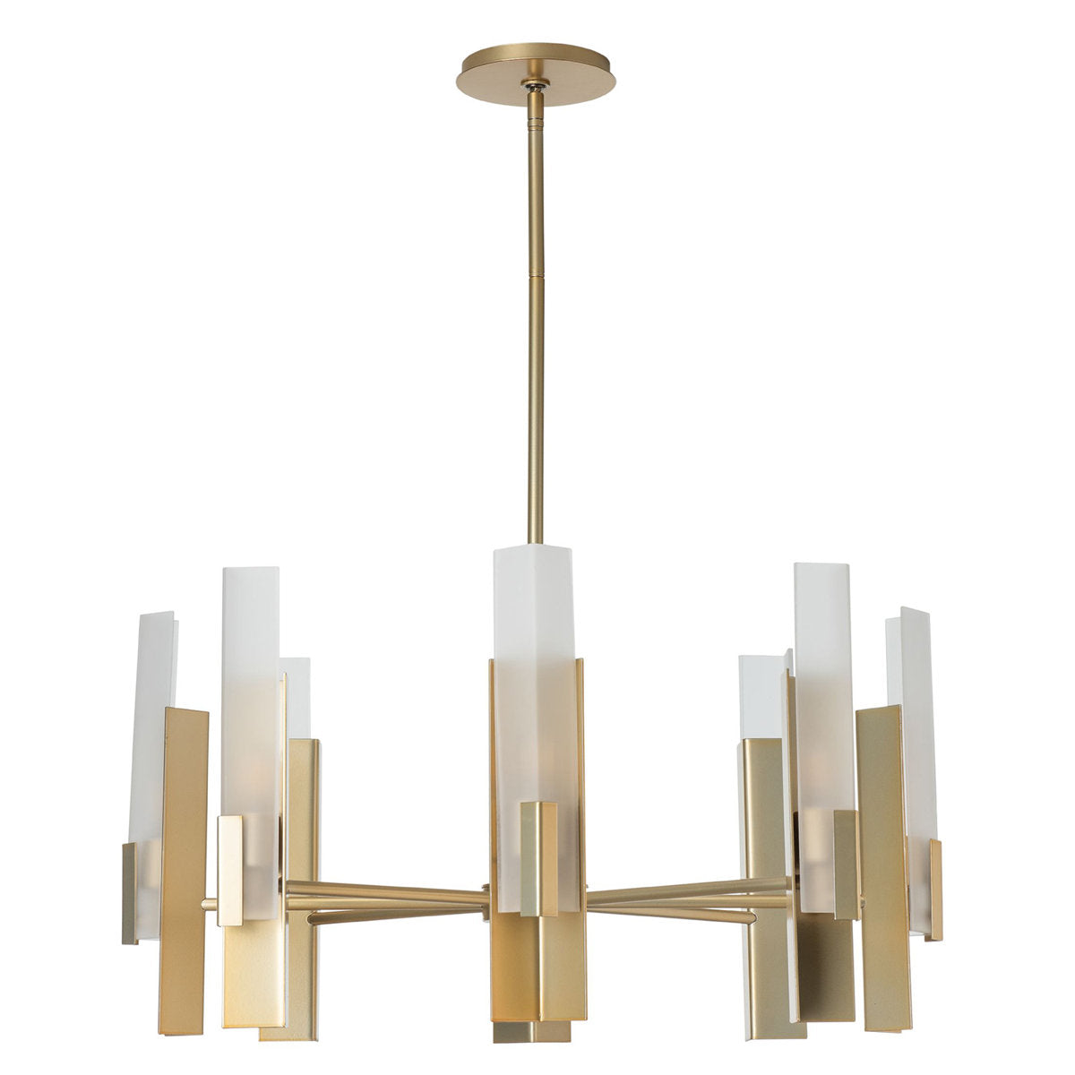 Summit Pendant - 8-Light - Natural Iron - Clear Glass