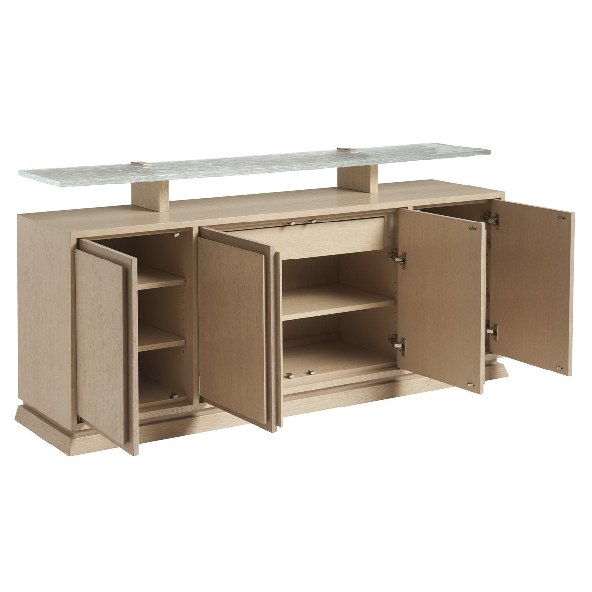 Sunset Key Callum 73.25" Wide 1 Drawer Oak Solid Wood Sideboard