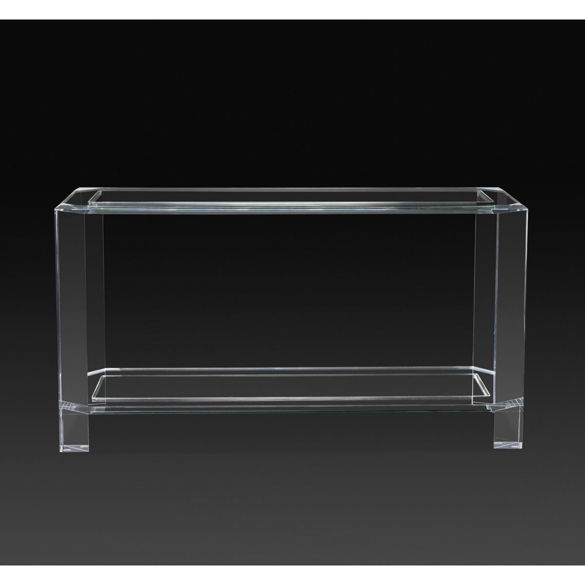 Surrey 60'' W Glass Console Table