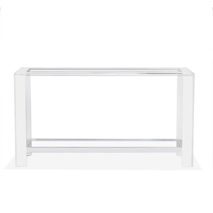 Surrey 60'' W Glass Console Table