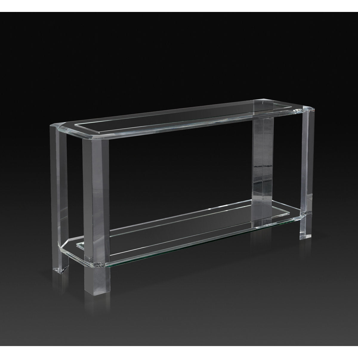 Surrey 60'' W Glass Console Table