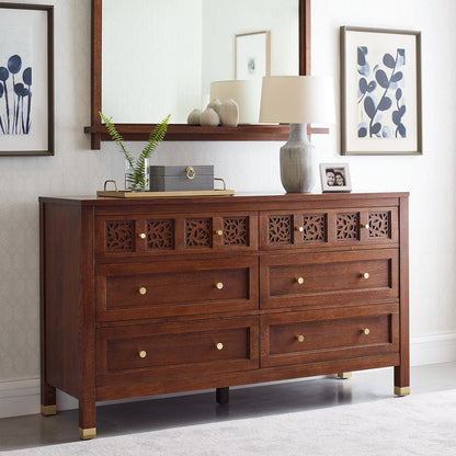 Surrey Hills 6 - Drawer Solid Wood Dresser