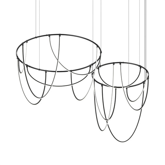 Suspenders庐 12 - Light LED Chandelier