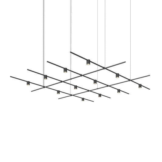 Suspenders庐 12 - Light LED Chandelier