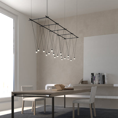 Suspenders庐 17 - Light LED Chandelier