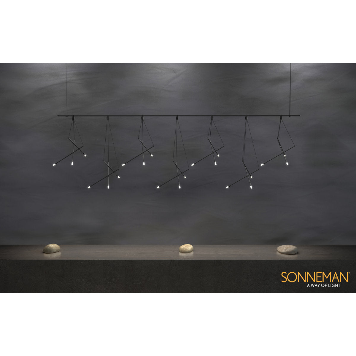 Suspenders庐 21 - Light LED Chandelier
