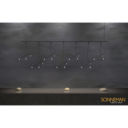 Suspenders庐 21 - Light LED Chandelier