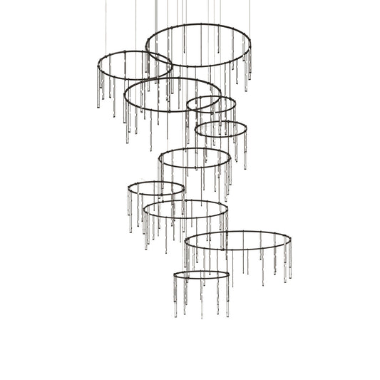 Suspenders庐 300 - Light LED Chandelier