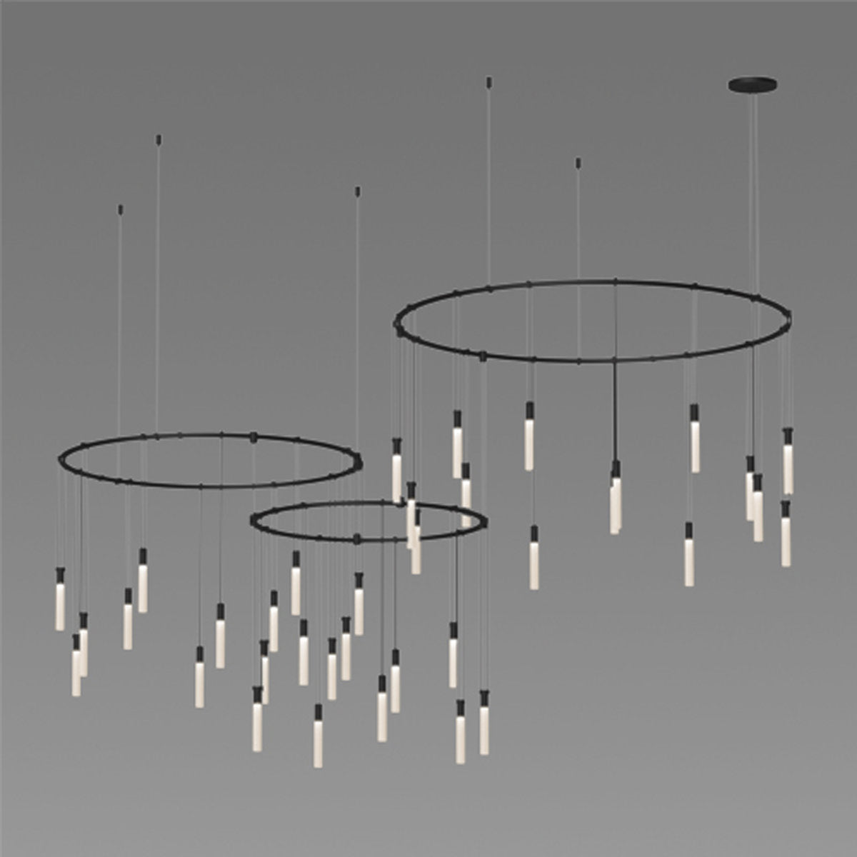 Suspenders庐 36 - Light LED Chandelier