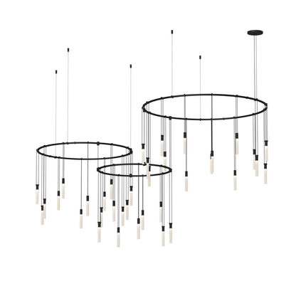 Suspenders庐 36 - Light LED Chandelier