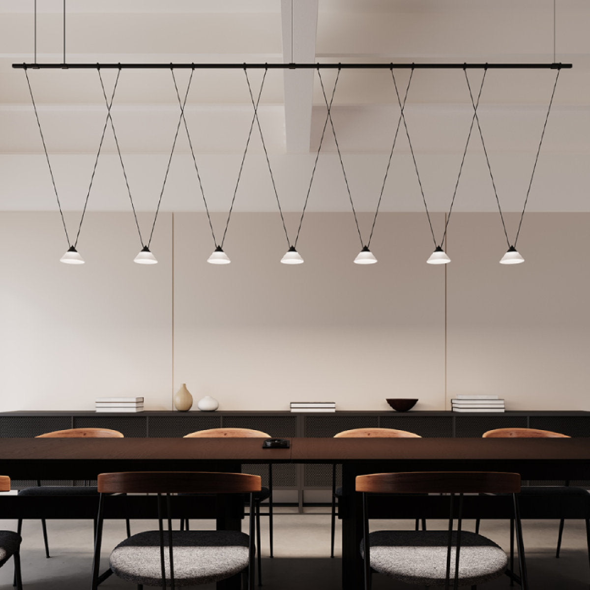 Suspenders庐 7 - Light LED Chandelier