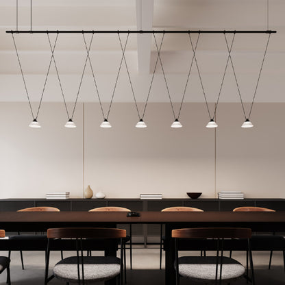 Suspenders庐 7 - Light LED Chandelier