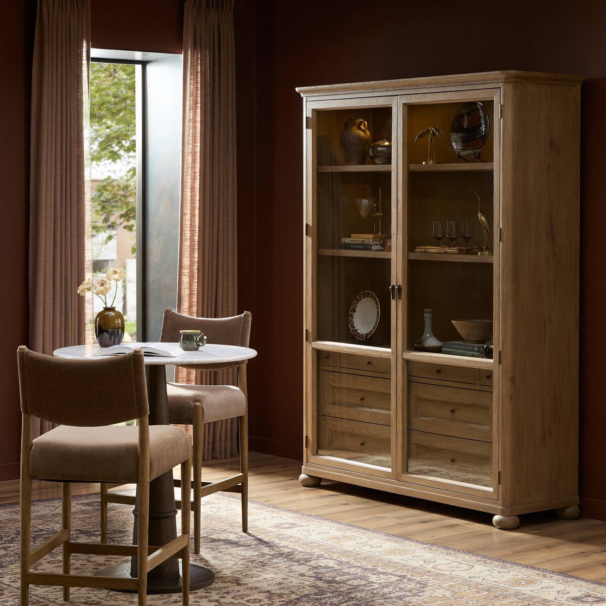 Sussex Wide Cabinet-Smoked Black