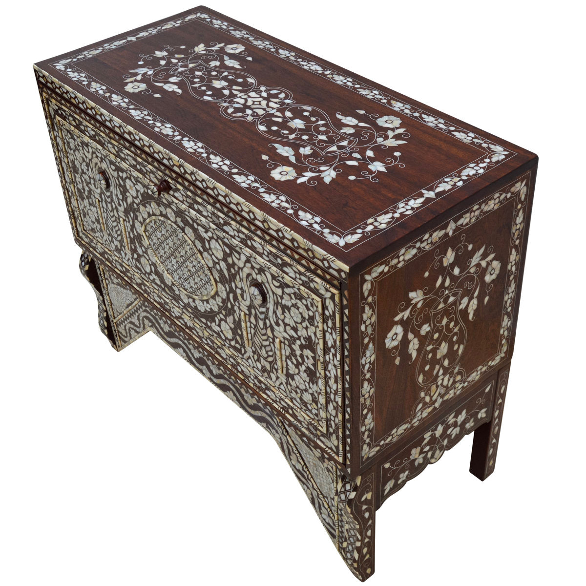 Syrian 39'' W Solid Wood Console Table