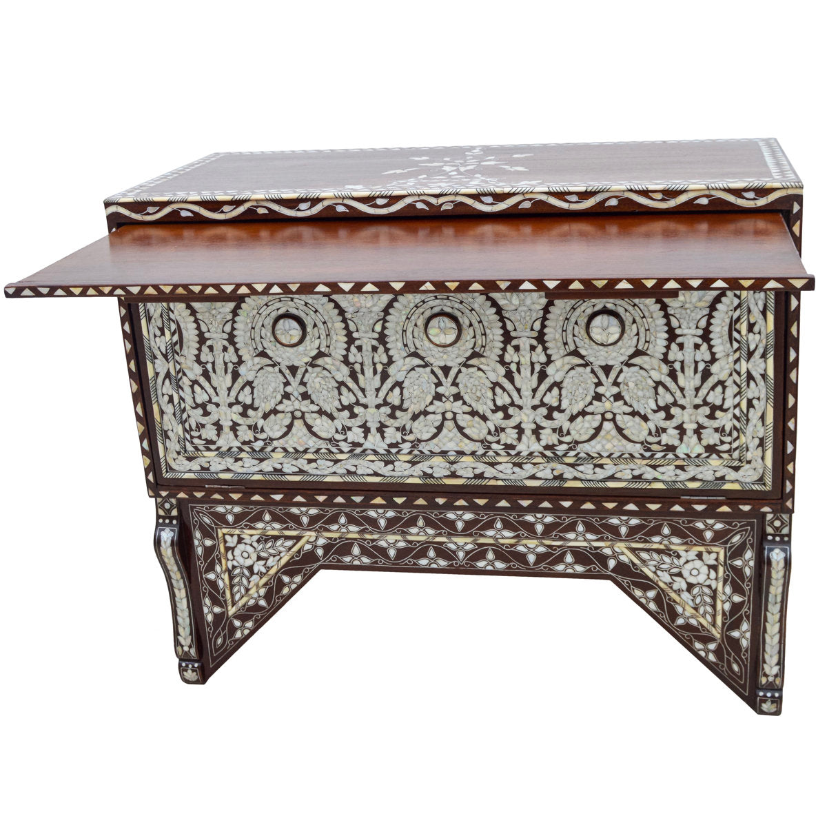 Syrian 39'' W Solid Wood Console Table