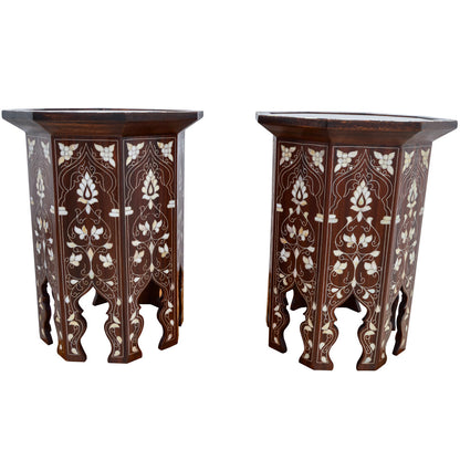 Syrian Glass End Table (Set of 2)