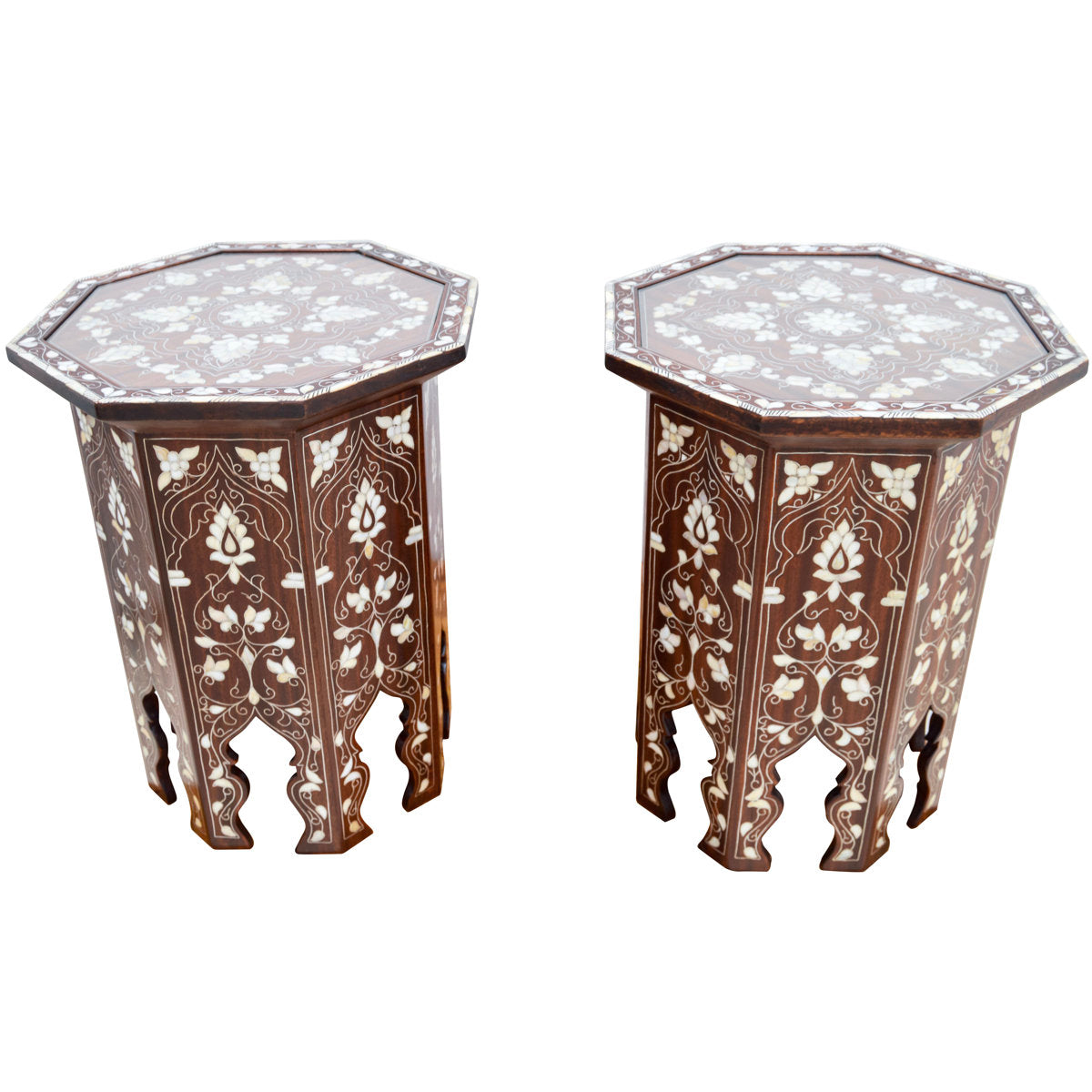 Syrian Glass End Table (Set of 2)