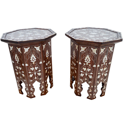 Syrian Glass End Table (Set of 2)
