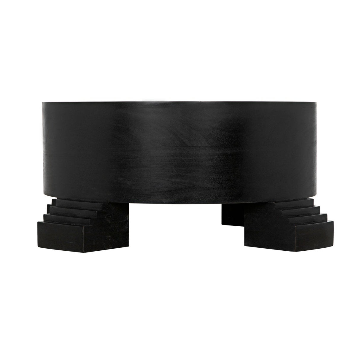 Tambour Solid Wood Coffee Table