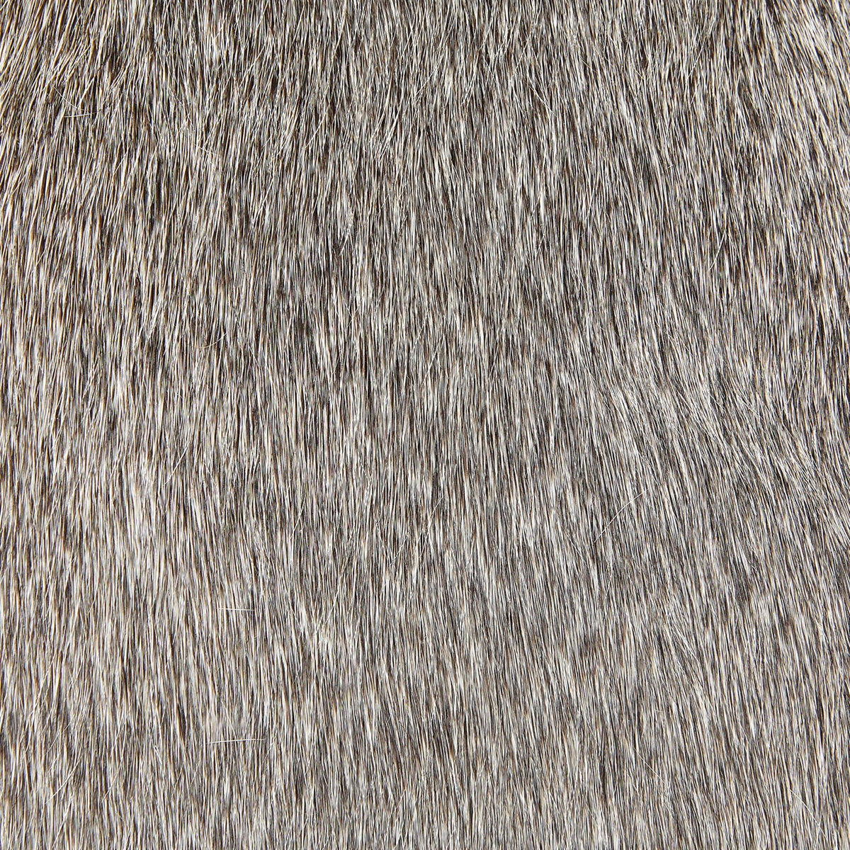 Tapered Ottoman-Grey Hair-on-Hide