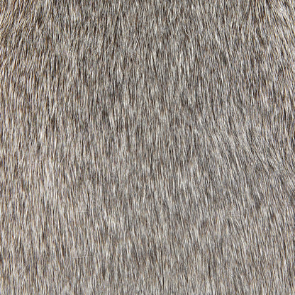 Tapered Ottoman-Grey Hair-on-Hide