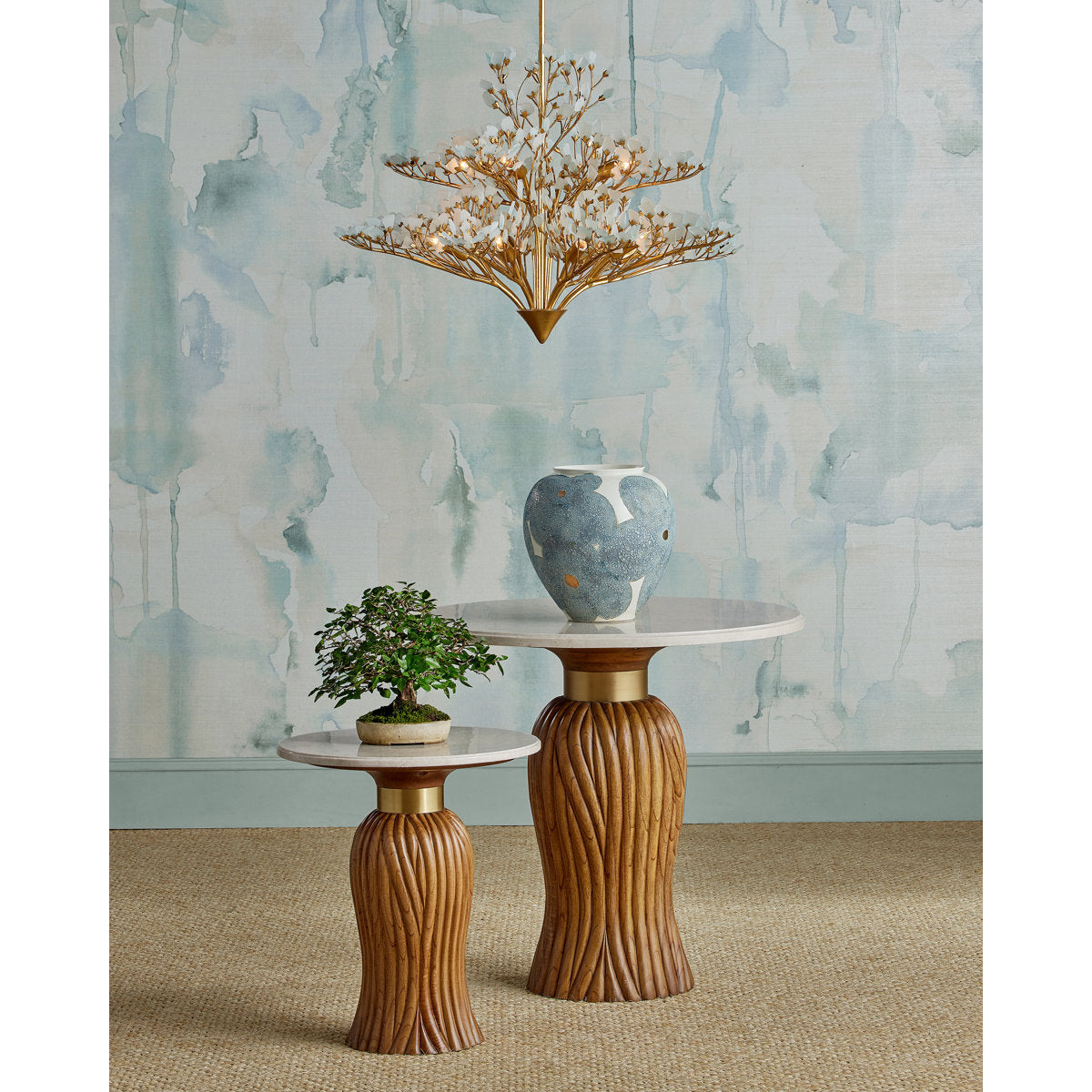 Tassel Marble End Table