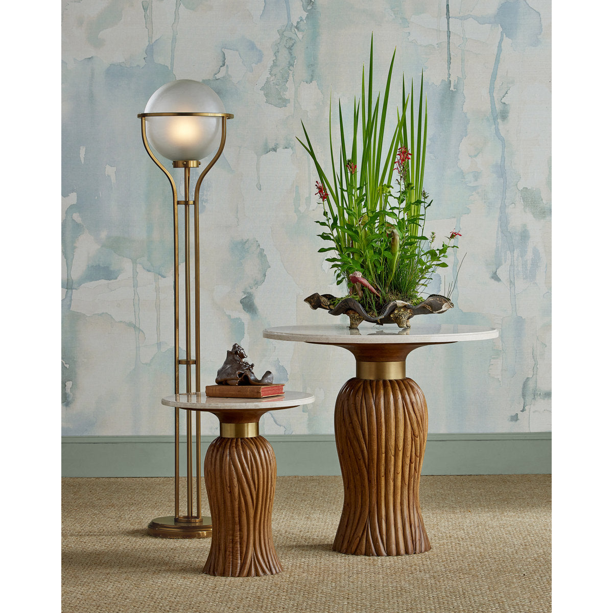Tassel Marble End Table