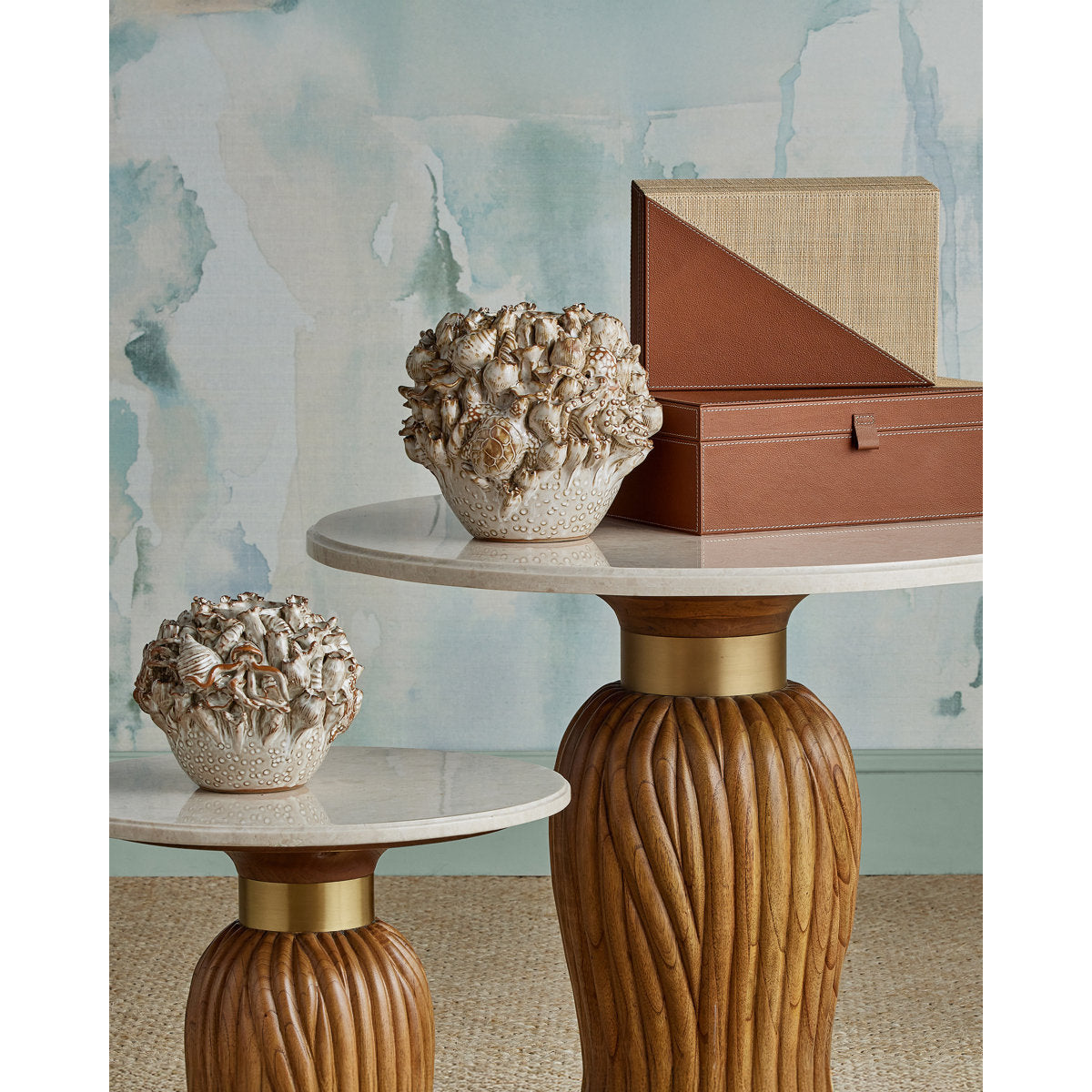 Tassel Marble End Table