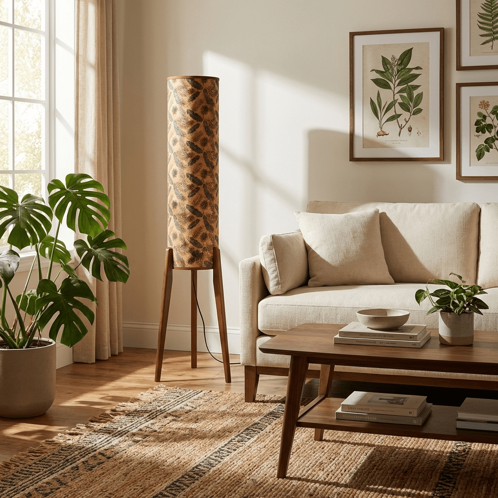 Terra Ink Column Floor Lamp