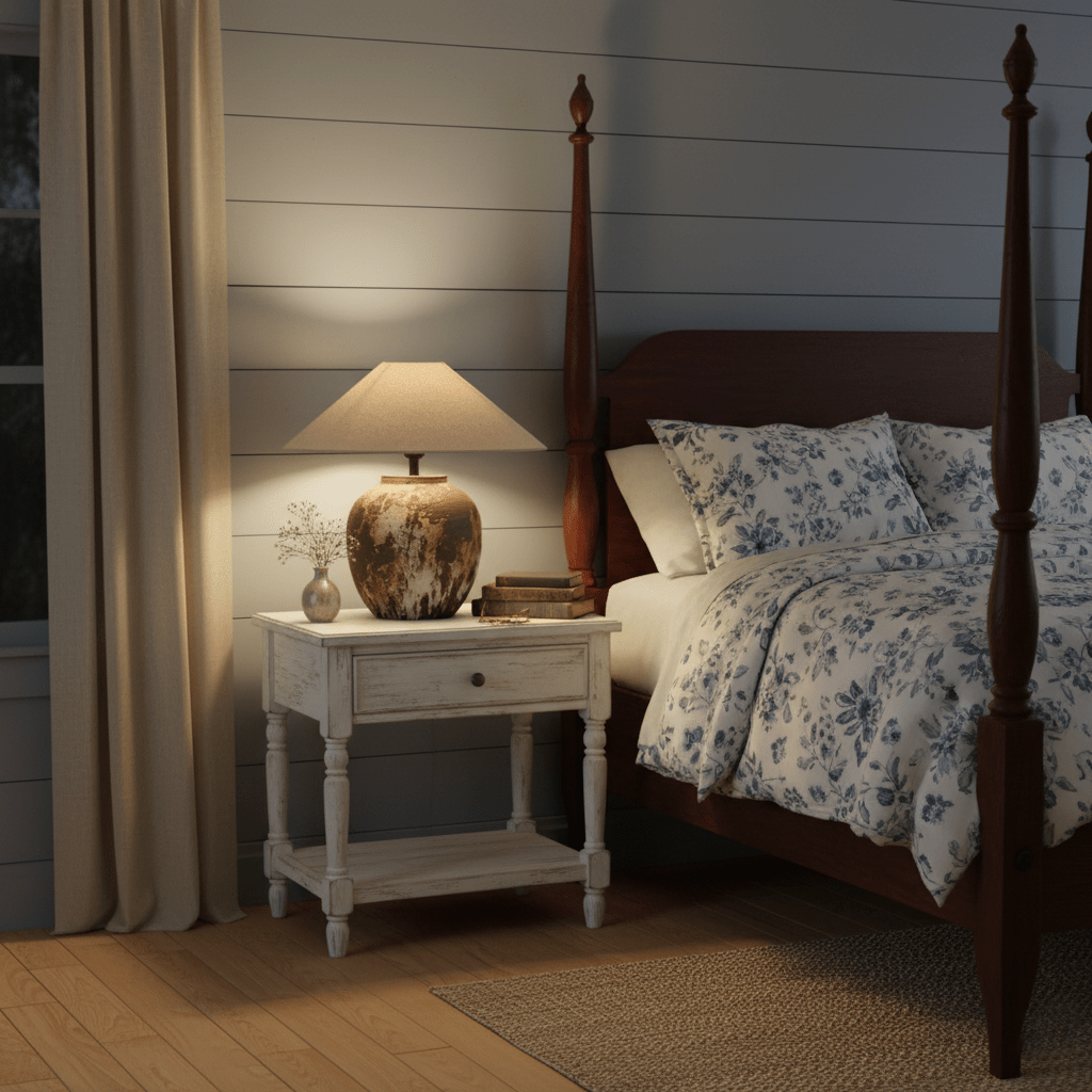 Textured Ceramic Jar Table Lamp