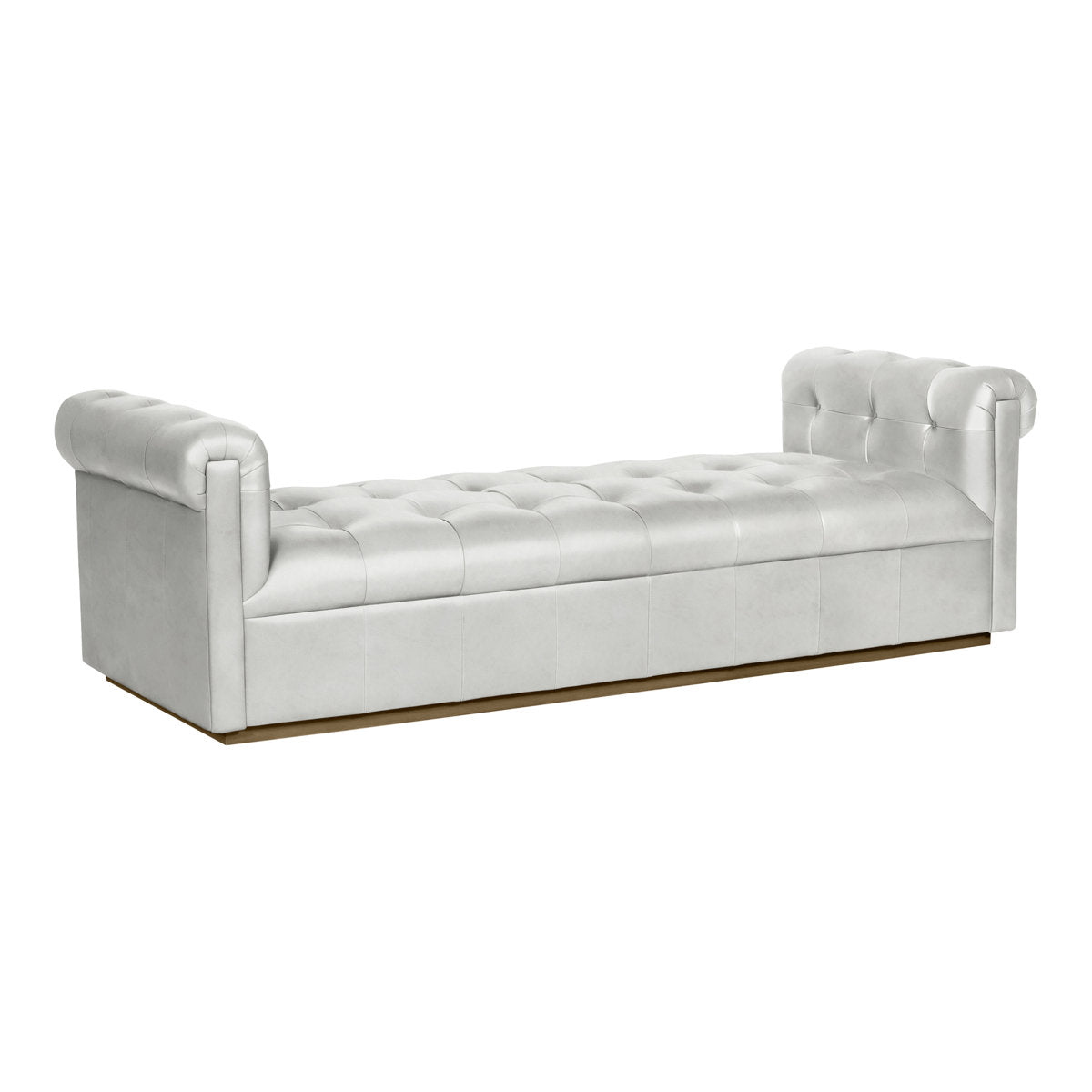 Thom Filicia Home Leather Chaise Lounge