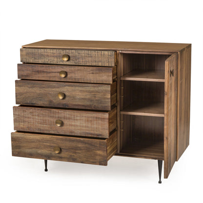 Thomas Bina Solid Wood Accent Cabinet