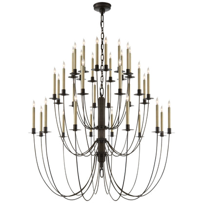 Thomas O'Brien Erika Three-Tier Chandelier