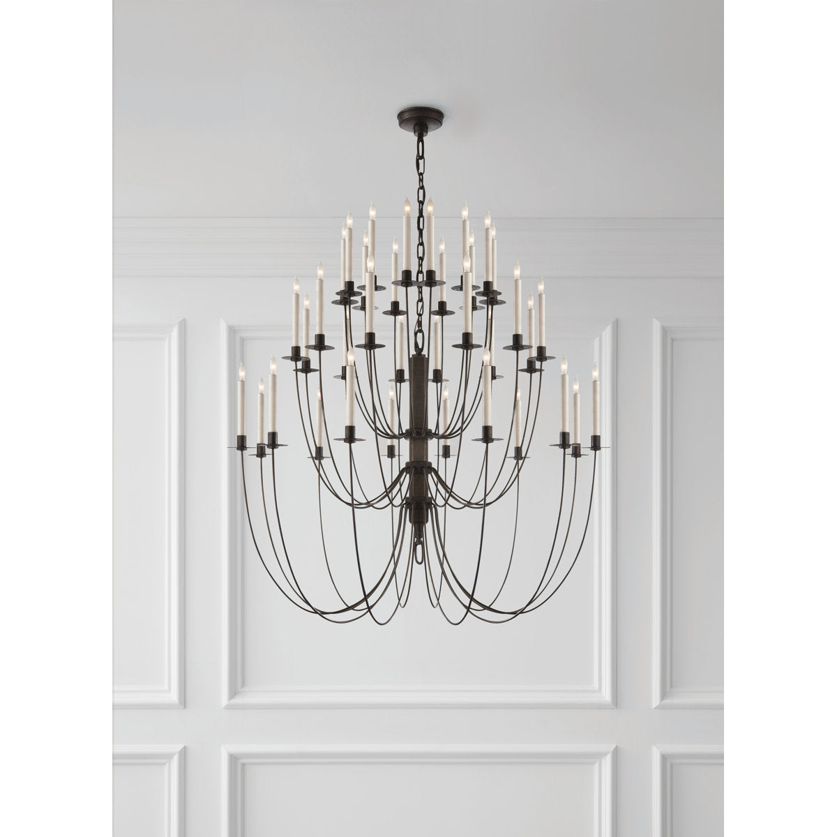Thomas O'Brien Erika Three-Tier Chandelier