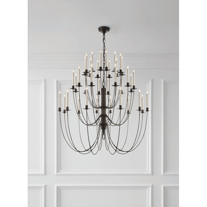 Thomas O'Brien Erika Three-Tier Chandelier