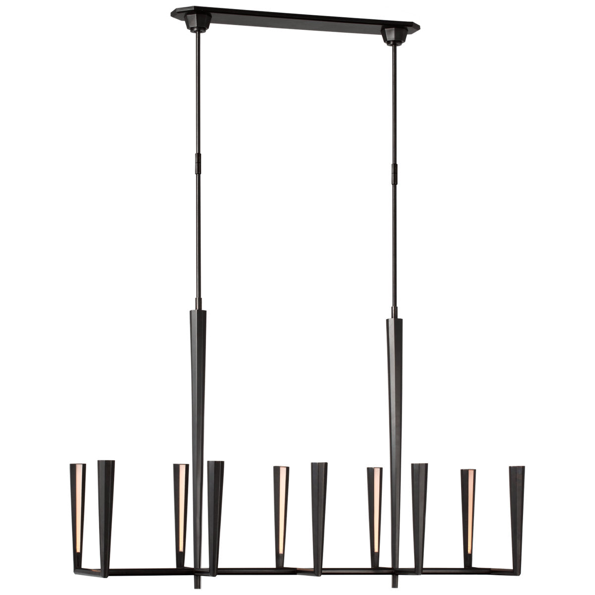 Thomas O'Brien Galahad Large Linear Chandelier