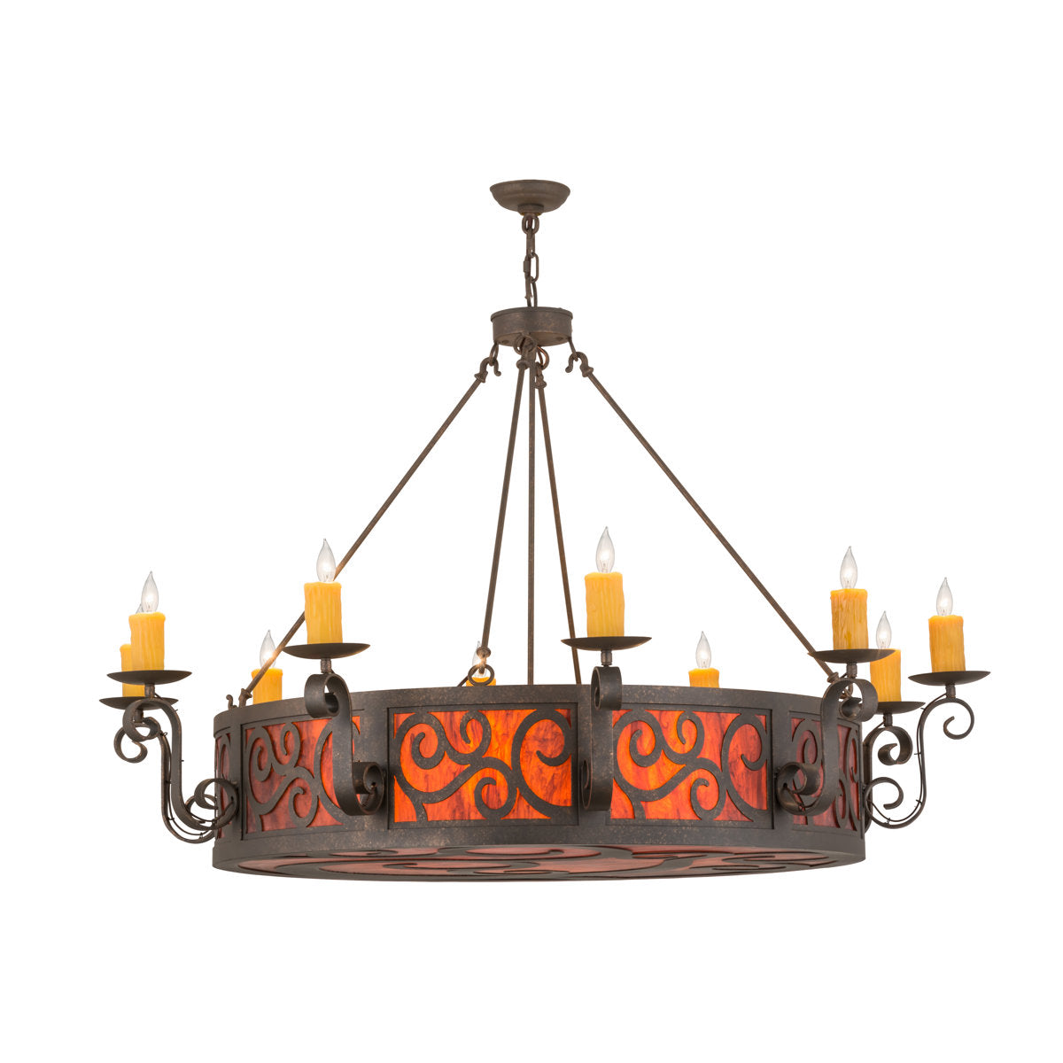 Thornaby 16 - Light Glass Chandelier