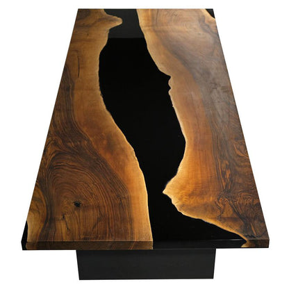 Thyria Walnut Wood Dining Table