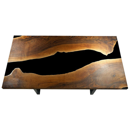 Thyria Walnut Wood Dining Table