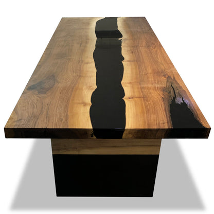 Thyria Walnut Wood Dining Table