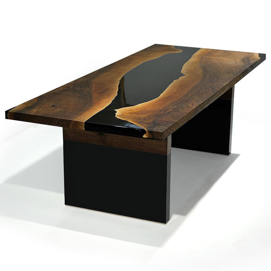 Thyria Walnut Wood Dining Table