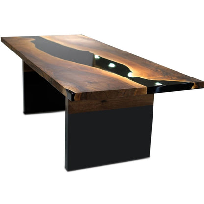 Thyria Walnut Wood Dining Table