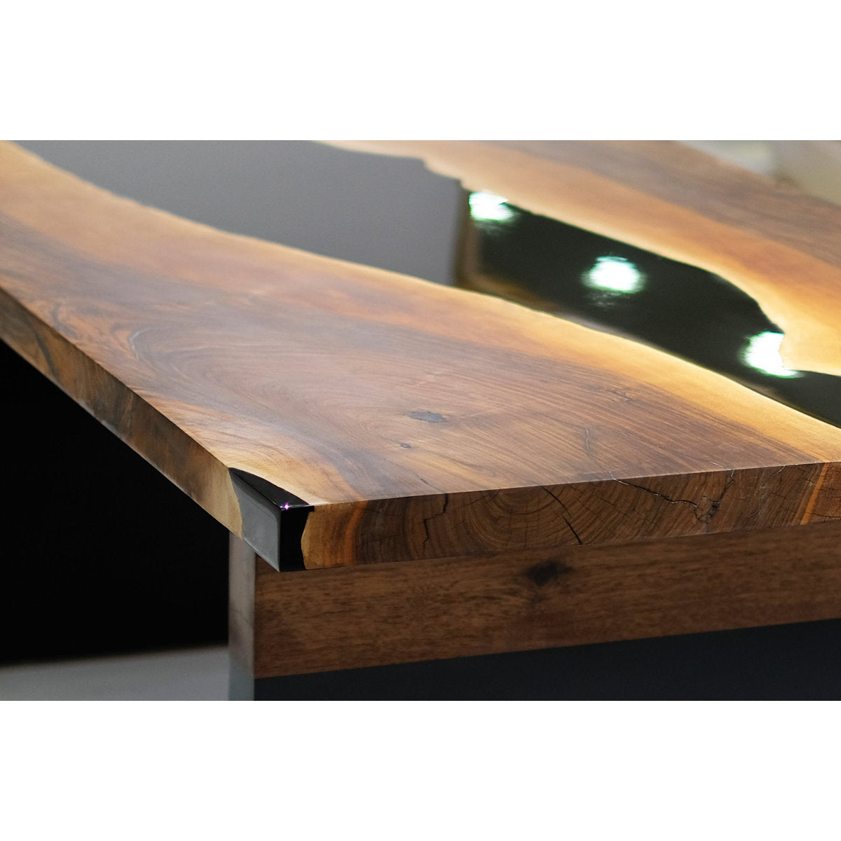 Thyria Walnut Wood Dining Table